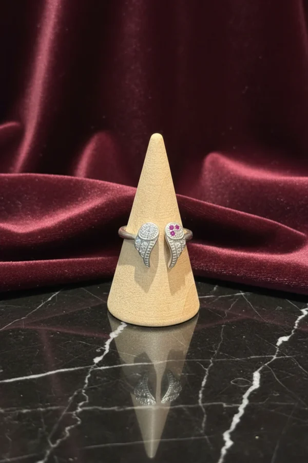 Silver 925 Dual Wing Open Ring
